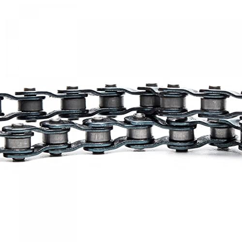 uxcell 5Pcs #60 Chain Offset Half Link Roller, 3/4" Pitch Carbon Steel, Standard Chain End Connector Split Links for 12A Chain - size: 12A(#60)