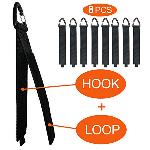 ZTSXLLIM Extension Cord Organizer Garage Organization with Carabiner 8 Pack - size: 8L/0M/0S
