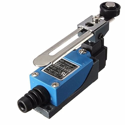 HiLetgo 3pcs ME-8108 Momentary Limit Switch Roller Lever CNC Mill Laser Plasma - size: Small