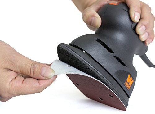 WEN 6301SP Palm Sander Sandpaper (12 Pack), Assorted Grits - style: Multi-Grit