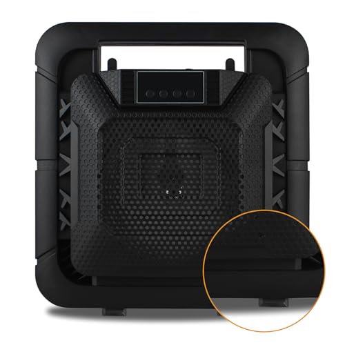 40 PCS Black Rubber Bumpers Self Adhesive, 0.5" Rubbers Pads Cabinet Door Bumpers Large Self Stick on Rubber Feet for Electronics, Speakers, Furnitures, Appliances, Audio Equipment, Laptop - Square