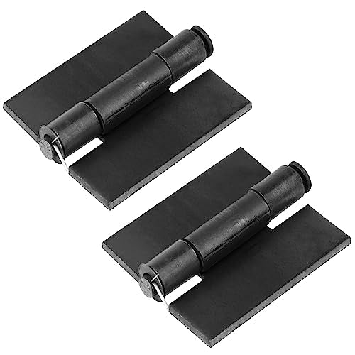 2 Pack Large Weldable Hinge, Heavy Duty Weld On Door Hinge, 7-1/4" x 6-1/2" - size: 7-1/4" x 6-1/2"