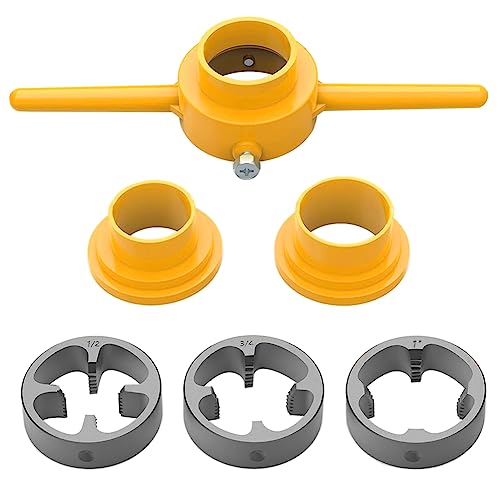 6Pcs PVC Thread Maker Tool Pipe Threader Plumbing Tool Kit