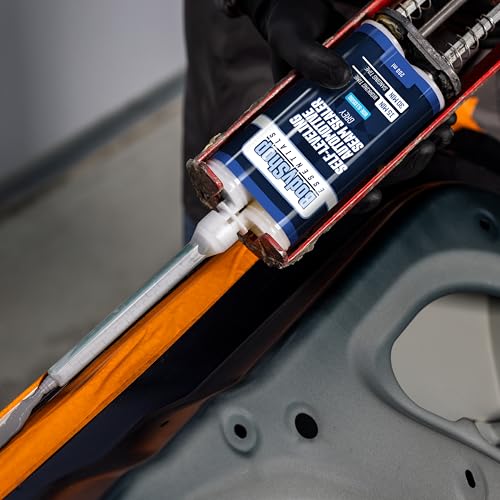 Rigid 5 Minute Working Time Automotive Multipurpose Plastic Repair and Adhesive 200ml Cartridge & Two Application Mixing Nozzles