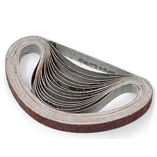Sanding Belts, Abrasive Sanding Belts, Belt Sander Sandpaper, Aluminum Oxide Sanding Belts (240 Grit, 1.2 x 13 Inch) - style: 240 Grit