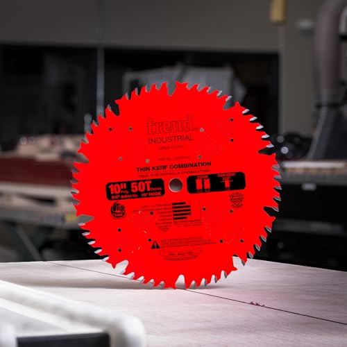 Freud LU83R015 15-in Thin Kerf Combination Blade with 1-in Arbor - style: 15-Inch 80 Tooth ATB Thin Kerf Combination Saw Blade with 1-Inch Arbor and PermaShield Coating