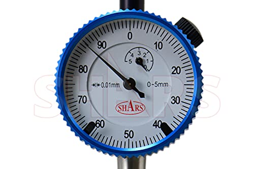 Shars 5mm Dial Indicator 303-3100A P - color: White, size: 5mm x .01mm 303-3100A