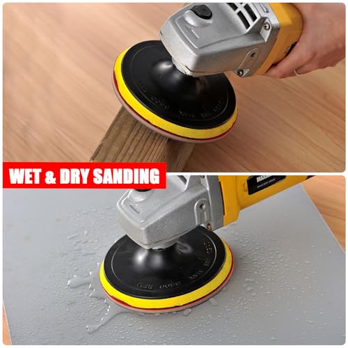 MAXMAN Foam Sanding Pads12pcs, 6" Sanding Sponge Set, 180Grit for Auto - size: 6 inch, style: 180 Grit