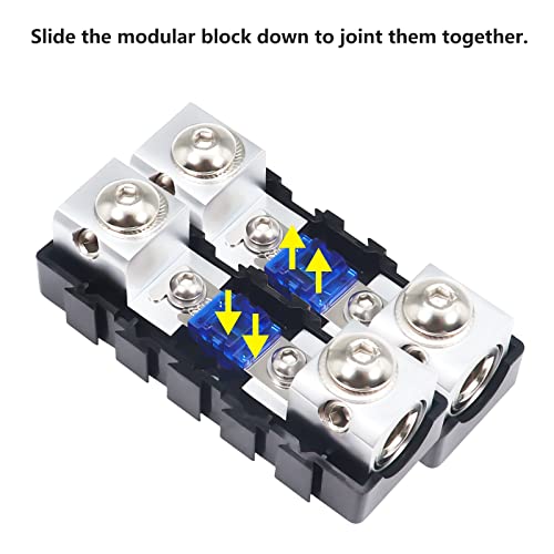 Recoil MFHA-2 Fuse Holder 0/2/4 Gauge Modular Inline ANL Mini-ANL - style: Modular In-line Fuseholder
