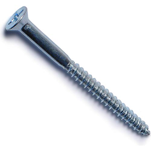 Hard-to-Find Fastener 014973293208 Phillips Flat Wood Screws, 10 x 2-1/2, Piece-20 - size: 10 x 2-1/2-Inch