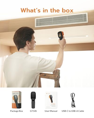 GT14S Thermal Imaging Camera, Thermometer Mode, Ultra-Light 240g