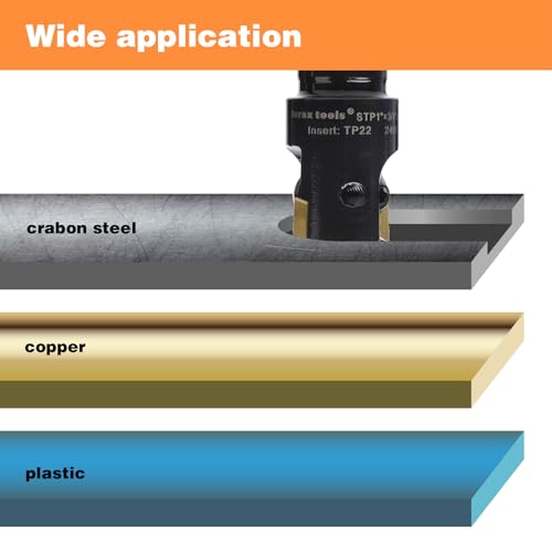 3/4" Shank Indexable End Mill, 1" Cutting Diameter with 2 Pcs Replaceable Carbide Inserts - size: 1 in