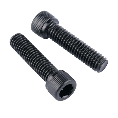 1/4-20 x 2 Socket Head Cap Screws Allen Hex Bolts, 304 Stainless Steel 18-8, UNC Fully Machine Thread, 25Pcs Black - color: Black, size: 1/4-20 x 2" (25PCS)