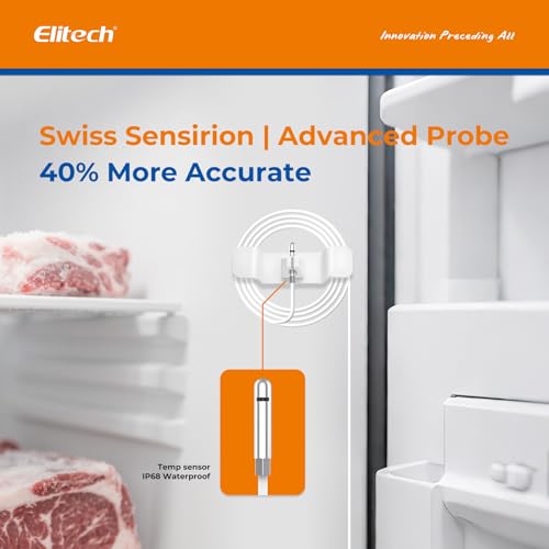 Elitech ISO 17025 Certified GSP-6 Bluetooth Data Logger Temp Humidity - color: GSP-6-ISO 17025 Certified, size: GSP-6 Bluetooth Series