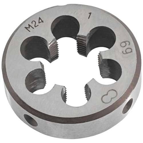 M24X1 Hand Tap and Round Die Set Right Hand - size: M24X1.0