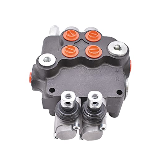 kimllier 2 Spool Hydraulic Directional Control Valve 21GPM 3600PSI - size: 2 Spool 21 GPM, style: SAE