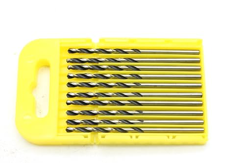 TMAX 10p 3/32" M35 Cobalt Jobber Twist Drill Bit for Stainless Steel & Wood - size: Jobber 3/32"