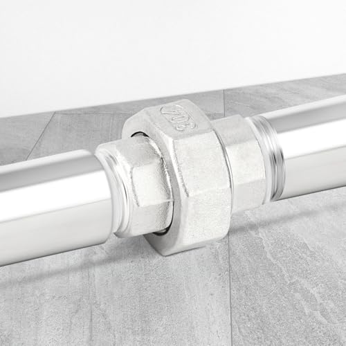 TAISHER 1PCS 304 Stainless Steel Union,1-1/4" NPT Male x 1-1/4" NPT Female Cast Pipe Fitting,Reducing Pipe Adapter Fitting - size: 1-1/4" (F x M)NPT