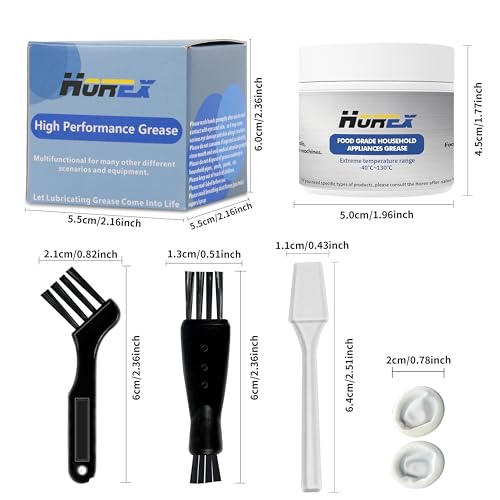 Food Grade Grease 1.76oz Kitchen Stand Mixer Machines Lubricant Anti-Seize Slicers Gear Bearing Attachments for Home Household Blender Coffee Grinders Cooking Baking ice Cream Equipment 50g