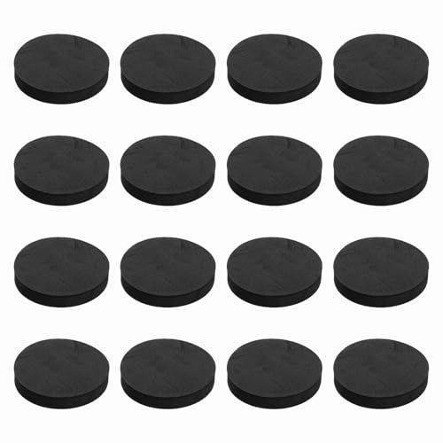 MECCANIXITY Single Sided Speaker Isolation Pads 70mmx12mm Round Black - size: 70mmx12mm