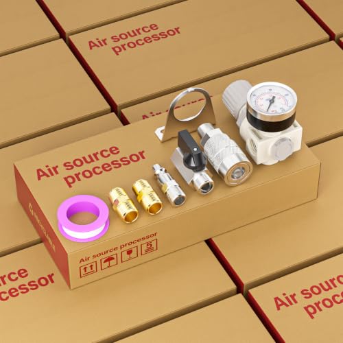 TAILONZ 1/4"NPT Pneumatic Pressure Regulator AR2000,White - color: White, size: Regulation