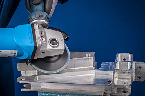 PFERD COMBICLICK Disc Set, 19 pcs. | 4-1/2 inch Dia. | 5/8-11 Thread | 48192 - for coarse Grinding to polishing Work with an Angle Grinder, only Available in a Set - size: 4-1/2" Disc Diameter