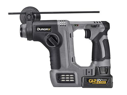 Durofix RY1204T G12 Series 12V Cordless Compact Rotary Hammer Drill Kit 1.3J Impact Energy - Bare Tool Only - style: Bare Tool Only