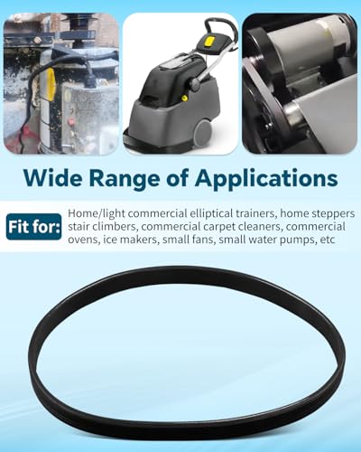 180J6 Poly V Belt Fit for Most Industrial Machinery Appliances 6 Ribs Ribbed Belt, Replace 6PJ457