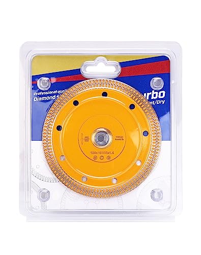 Diamond Saw Blade Porcelain Cutting Blade for Cutting Granite Marbles Tiles (5) - size: 5 inch