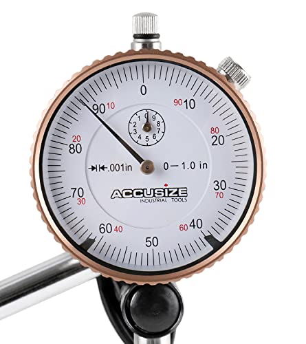 Accusize 3 Pc Magnetic Base and Dial Indicator Set