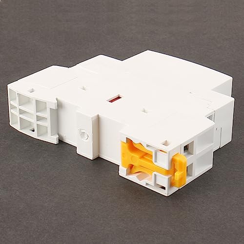 BAOMAIN 220V AC 2-Pole 25A Modular Contactor, 2NC, DIN Rail Mount
