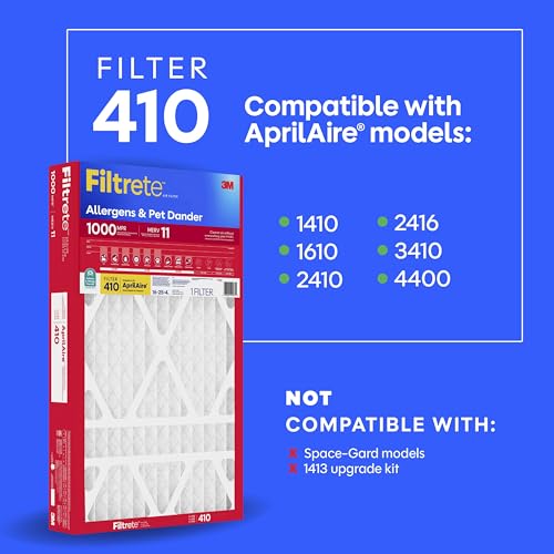 Filtrete 410 Air Filter Replacement, MERV 11, MPR 1000, 2 HVAC Filters - style: 410