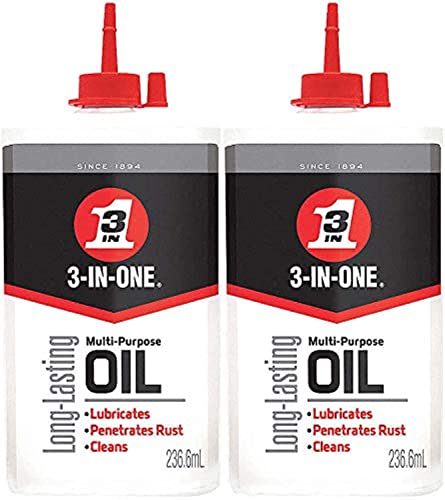 3-in-ONE 10038 Multi-Purpose Oil 8 oz (Pack of 2)