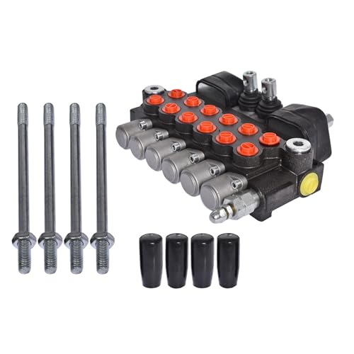 Hydraulic Directional Control Valve 2Joystick 6Spool 11GPM 3625PSI
