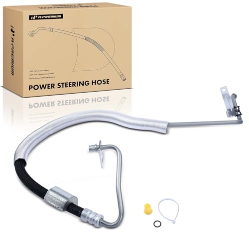 A-Premium Power Steering Pressure Hose Line Assembly, Pump to Rack/Gear