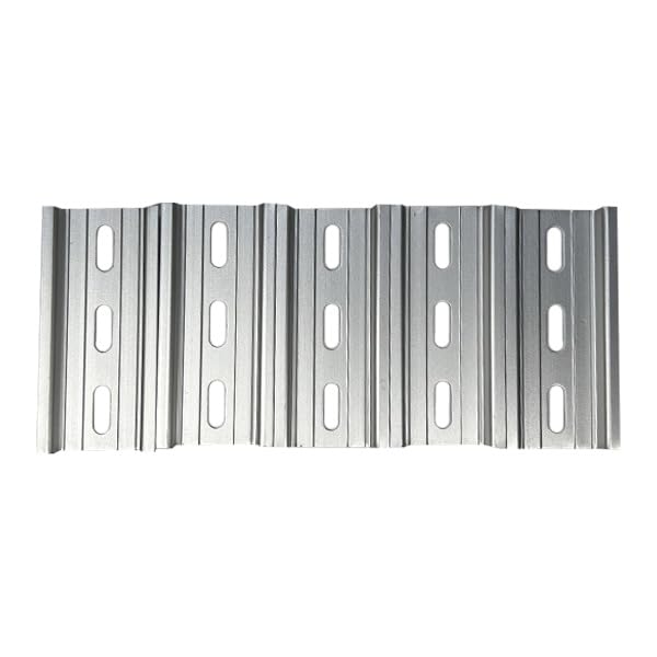 International Connector T&G 5 Pieces DIN Rail Slotted Aluminum RoHS 35mm Wide 7.5mm High (3") - size: 3"