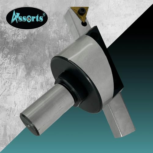 2" Inch (50 mm) Straight Shank Fly Cutter for milling & Lathe Machine with Replaceable Carbide Insert bit - size: Straight Shank 3/4" Inch