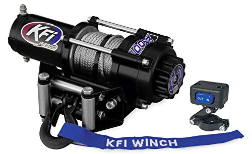 KFI Combo Kit - A2500-R2 2500 lb Winch & 100505 Winch Mount Compatible/Replacement for 2000-2006 Honda Rancher 350 TRX350FM 4x4 S