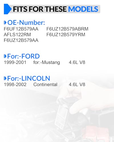 Mass Airflow Sensor for:-Ford 1999-2001 for:-Mustang V8 4.6L - size: F6UF12B579AA