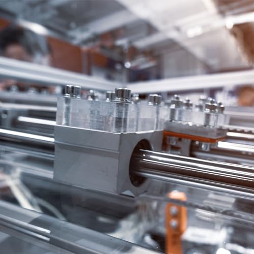 uxcell Linear Motion Rod Shaft Guide 16mm x 400mm (0.63" x 15.75") Hardened Chrome Plated Steel Linear Rail Rod for 3D Printer, CNC Machine - size: 16mm x 400mm