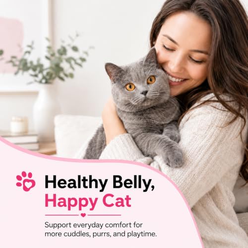 Tapeworm Dewormer for Cats, Supports Removal of Common Intestinal Worms for Roundworms & Hookworms