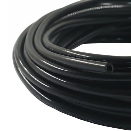 33ft 4mm OD x 2.5mm ID Pneumatic Tubing Pipe, (Black) - color: Black, size: 4mm OD x 2.5mm ID