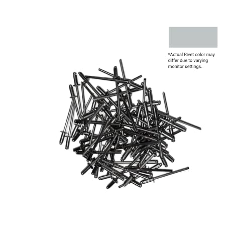 Eagle 1 Blind Pop Rivets (250 count) #43 Stainless Steel and #44 Aluminum Rivets, Multiple Colors, Free 1/8" Drill Bit wih Order, Quantity Discounts Available (#43 Stainless Steel, Zinc/Unpainted) - color: Zinc/Unpainted, size: #43 Stainless Steel