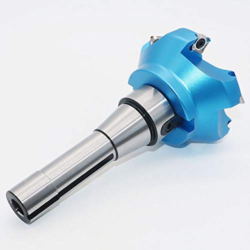 3.15 Inch Face Milling Cutter Aluminum KM12 80MM CNC End Milling Cutter Holder + R8-FMB22 Shank Face Shell Mill Arbor + 5pcs SEHT1204 Carbide Inserts + 8mm Hexagon Wrench + T20 Wrench CNC Machine Tool - style: AL KM12 80-22 (3.15 Inch)