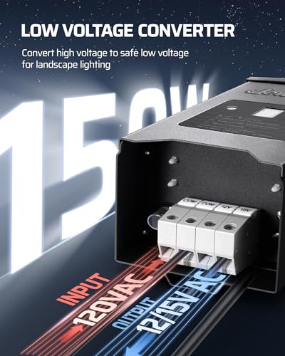 DEWENWILS 150W Low Voltage Landscape Lighting Transformer - style: 150W