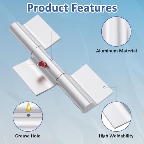 9 Inch Greaseable Weld On Door Hinge for Trailer Ramp Gate