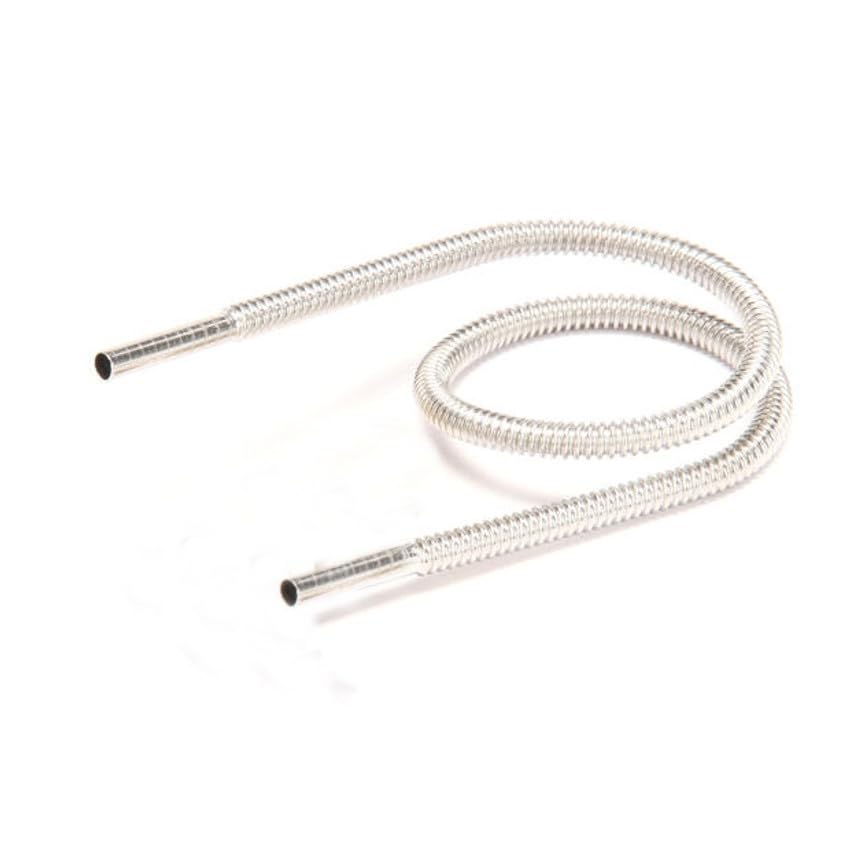 1/4" Pilot Tube,1/4" OD x 24" Flex Pilot Stainless Steel Tube for Fireplace.Gas Stove.Deep Frye.Water Heater Pilot Line - color: 1/4" x 24" Stainless Steel Flex Tube