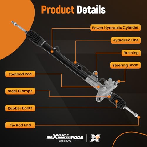 maXpeedingrods Power Steering Rack and Pinion for Honda CR-V 1997-2001 - style: CR-V 1997-2001