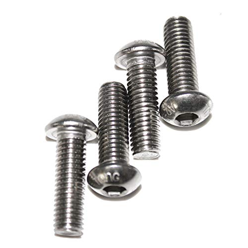 Fullerkreg M6-1.0 x 25 mm Button Head Socket Cap Screws - size: M6 x 25mm