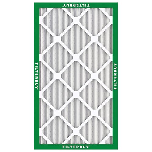 Filterbuy 9.75x23.75x2 Air Filter MERV 8 Dust & Allergy Defense (2-Pack) - size: 9.75x23.75x2